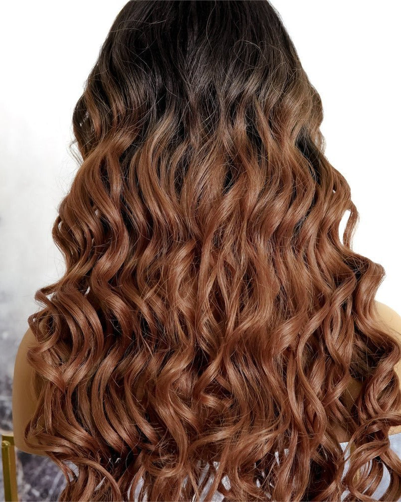 KEHLANI Ombre 30" Lace Front Wig - Milk & Honey Wigs