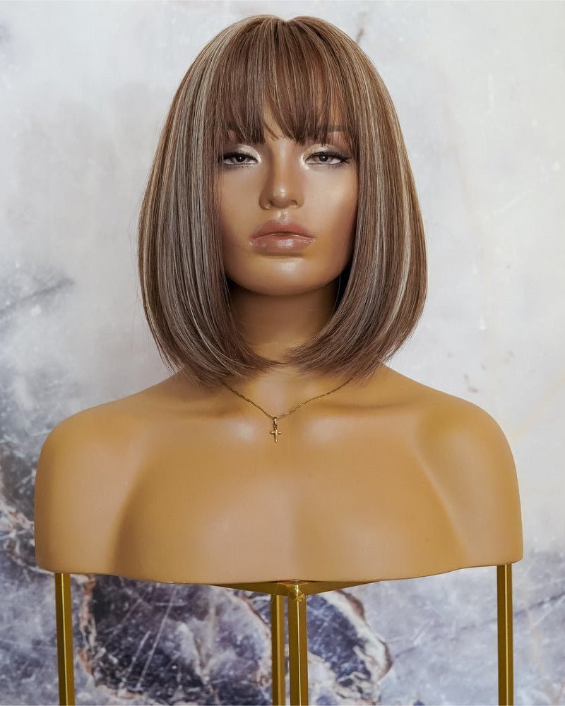 KIKI Blonde Highlights Fringe Wig - Milk & Honey Wigs