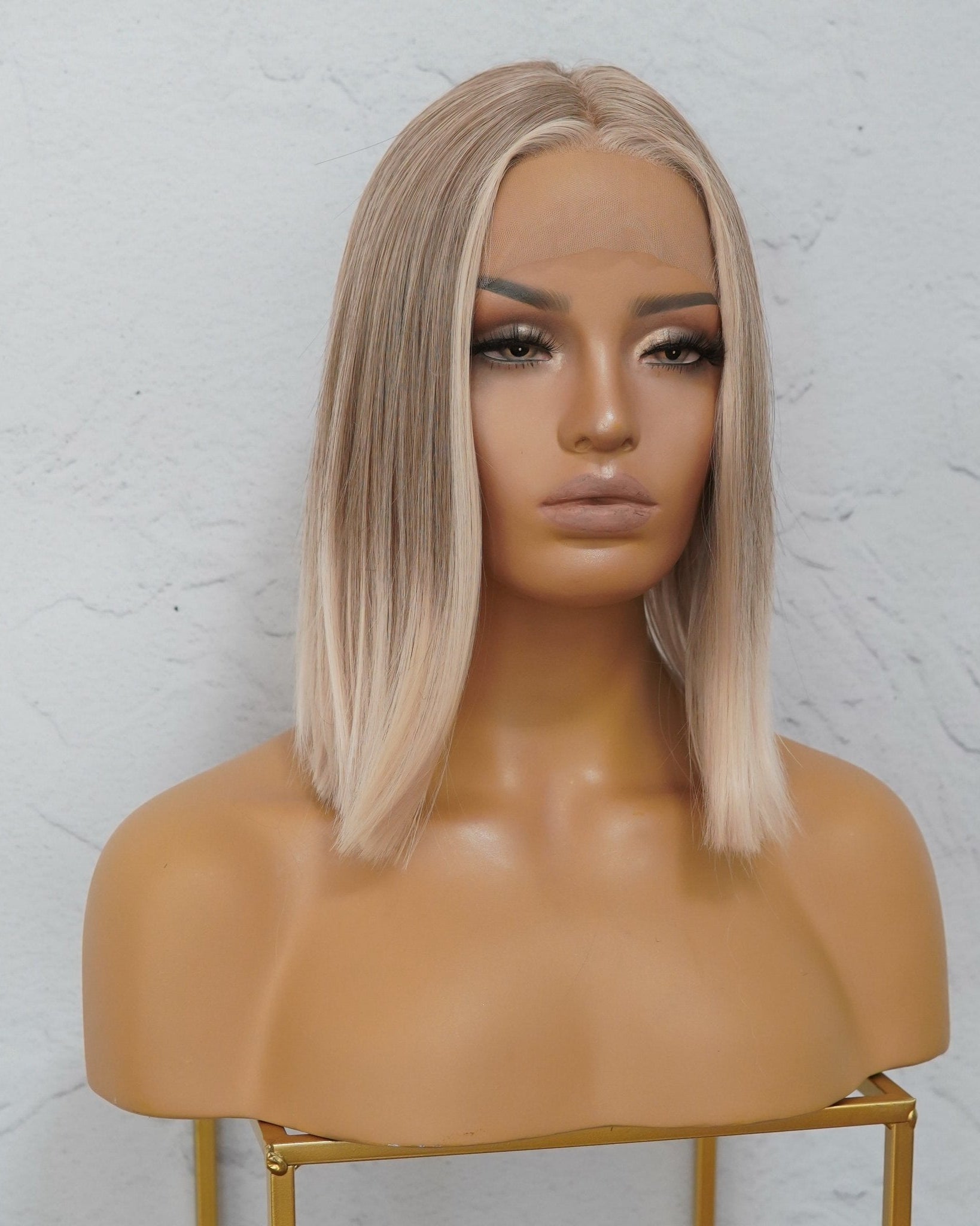 KIT Ombre Ash Blonde Lace Front Wig - Milk & Honey Wigs