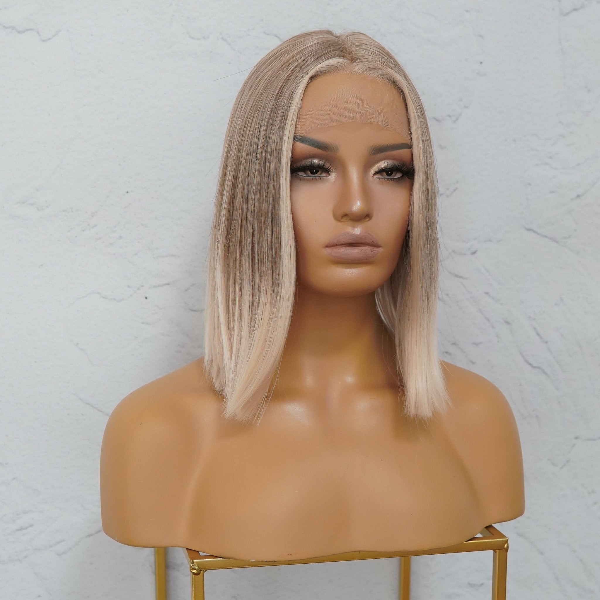 KIT Ombre Ash Blonde Lace Front Wig - Milk & Honey Wigs