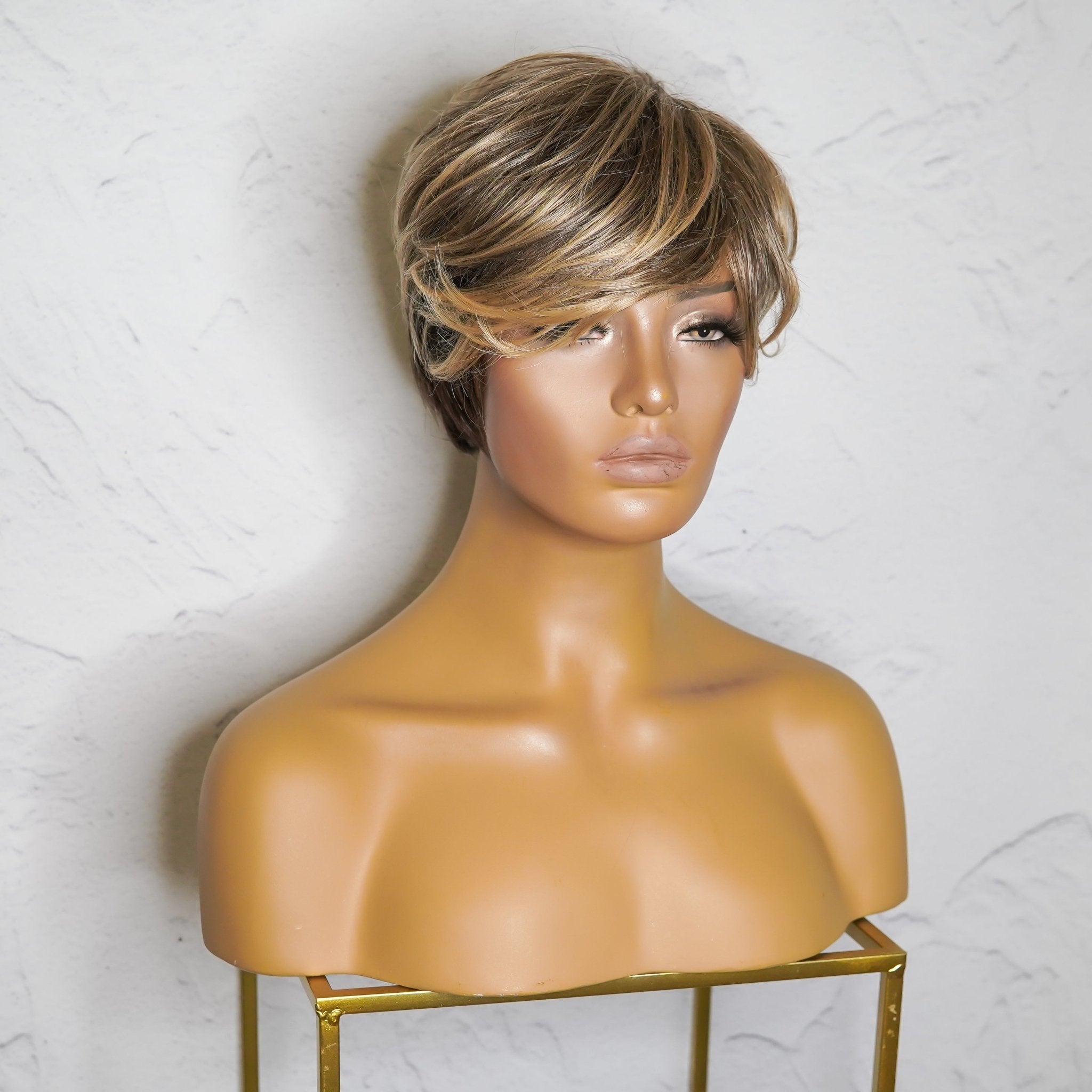 KRIS Caramel Fringe Wig - Milk & Honey Wigs