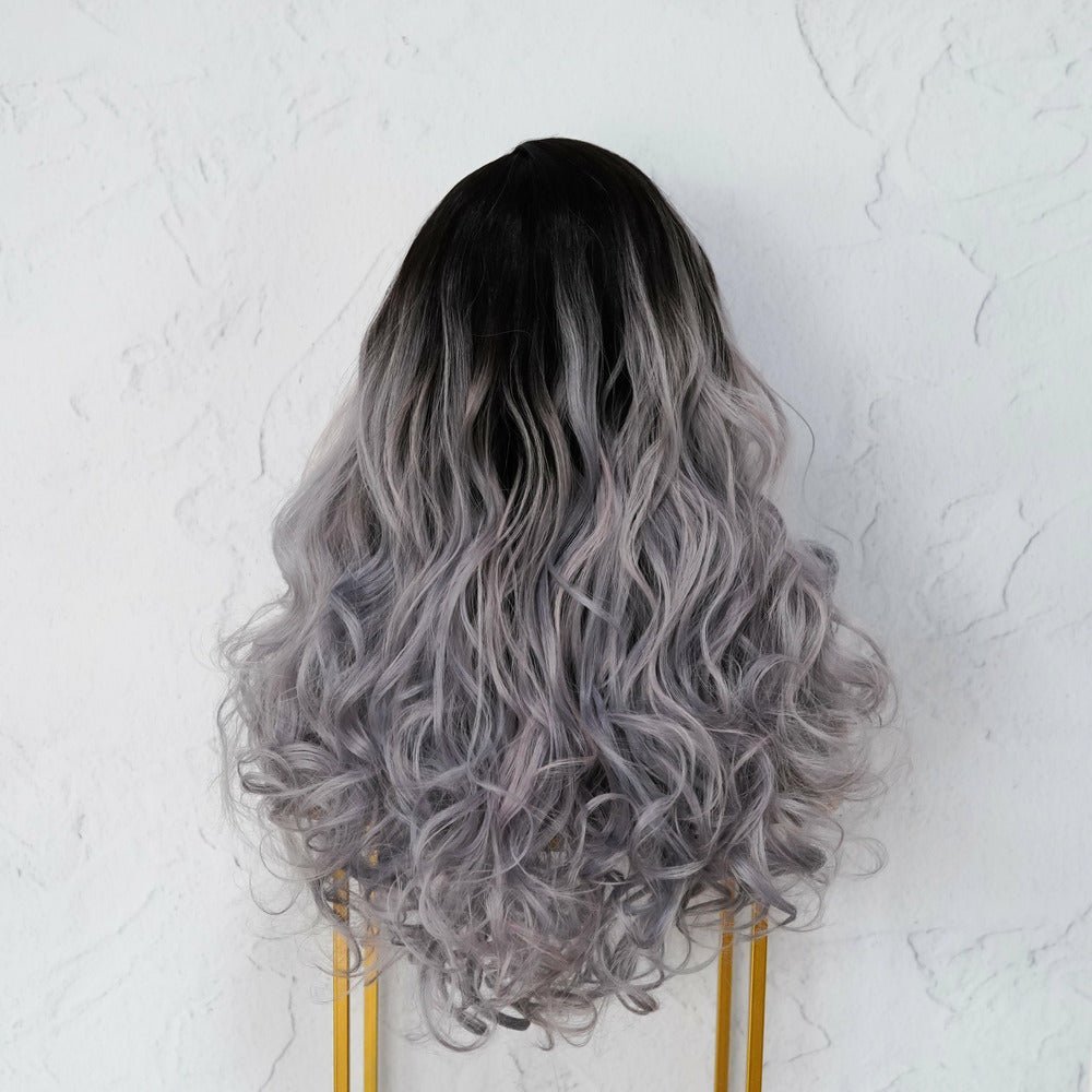 KYLE Grey Ombre Lace Front Wig - Milk & Honey Wigs