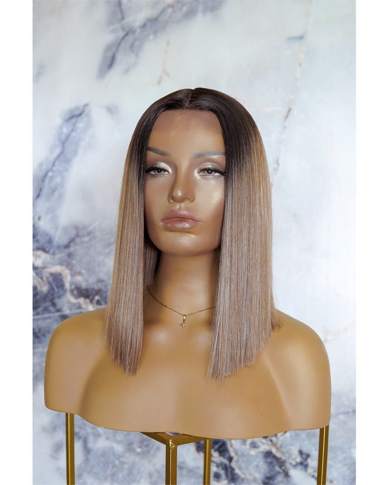LAURA Ombre Brown Lace Front Wig - Milk & Honey Wigs