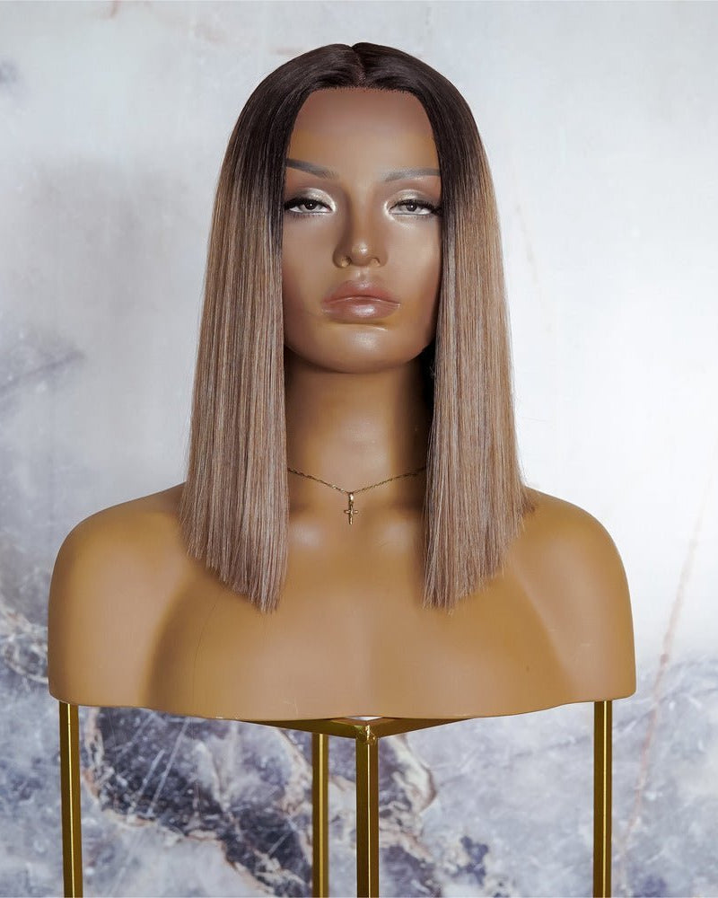 LAURA Ombre Brown Lace Front Wig - Milk & Honey Wigs