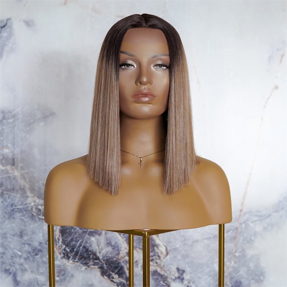 LAURA Ombre Brown Lace Front Wig - Milk & Honey Wigs
