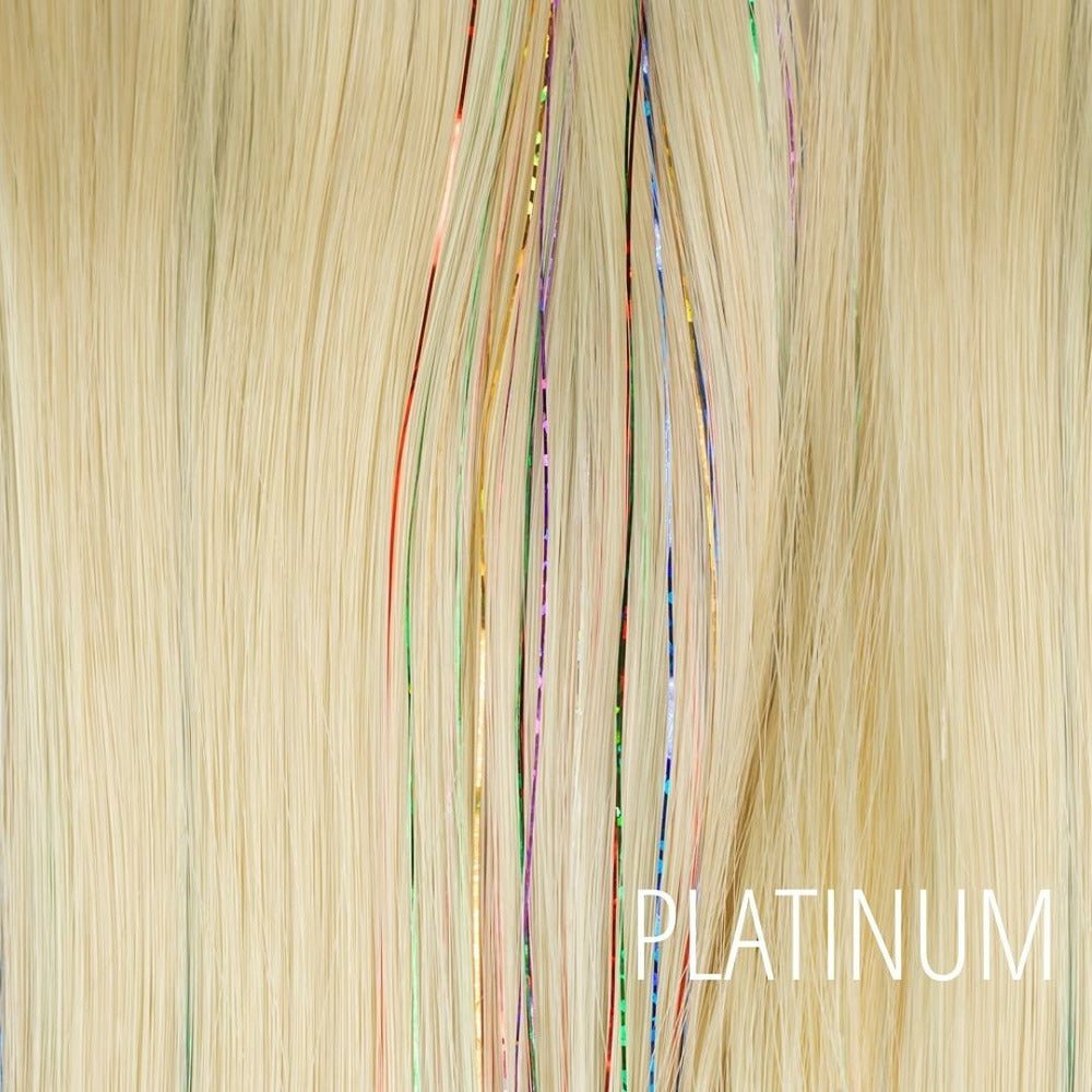 LEAHA synthetic glitter straight ponytail, 22 inch | Milk & Honey Wigs