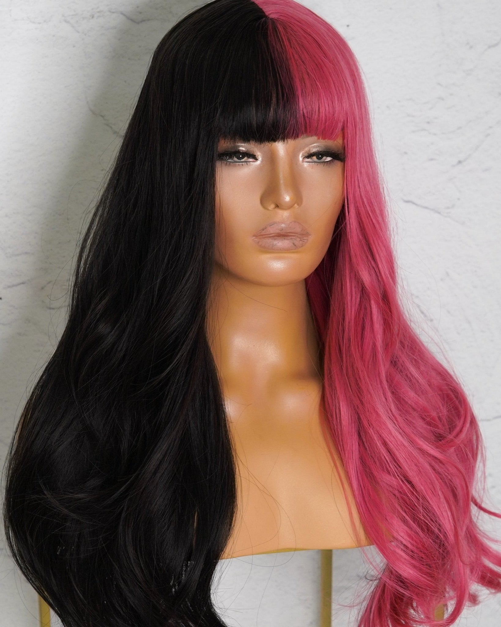 LEXY Two Tone Fringe Wig - Milk & Honey Wigs