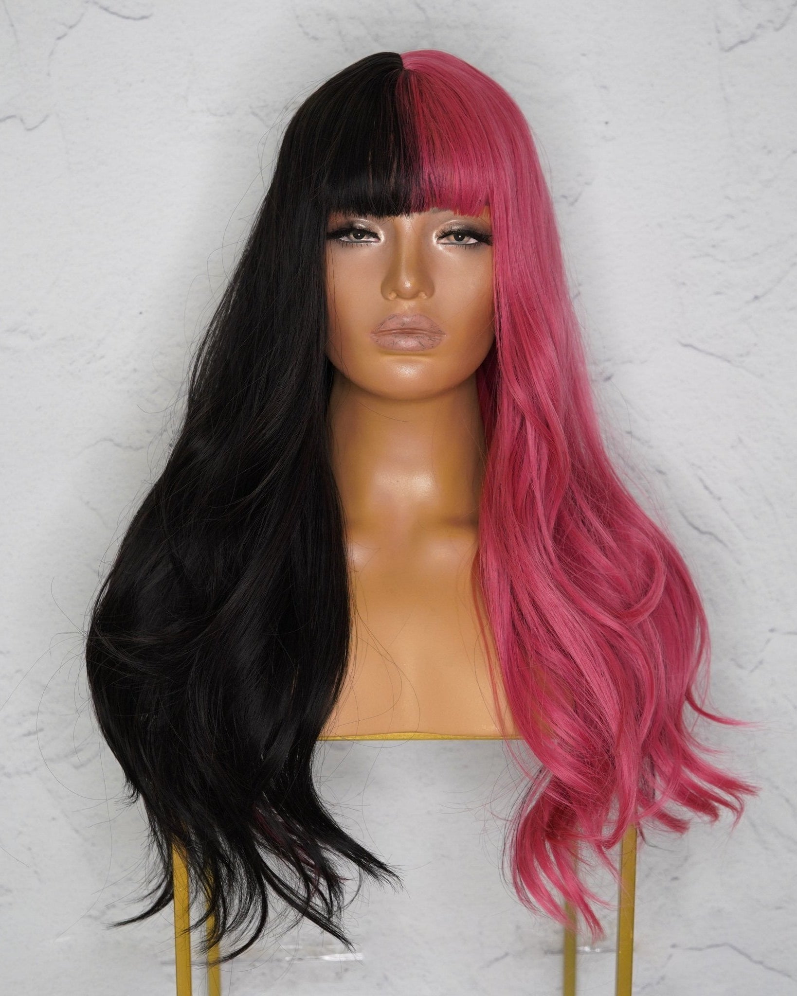 LEXY Two Tone Fringe Wig - Milk & Honey Wigs