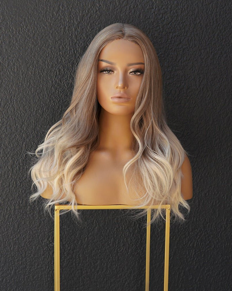 LIDIA Ombre Blonde Lace Front Wig - Milk & Honey Wigs