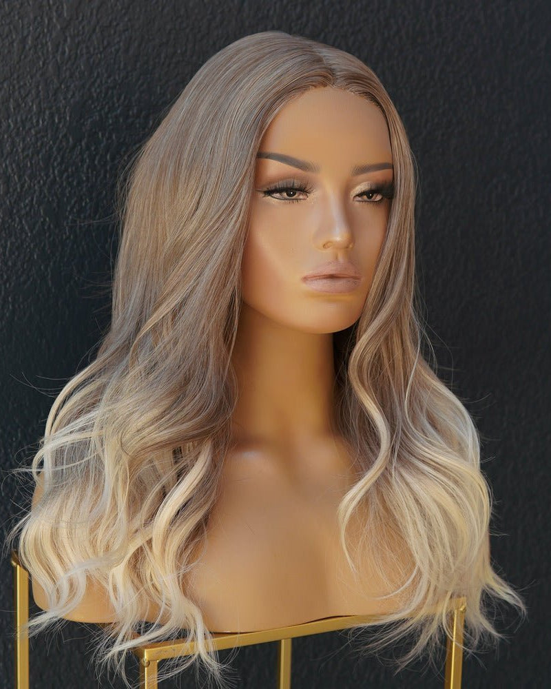 LIDIA Ombre Blonde Lace Front Wig - Milk & Honey Wigs