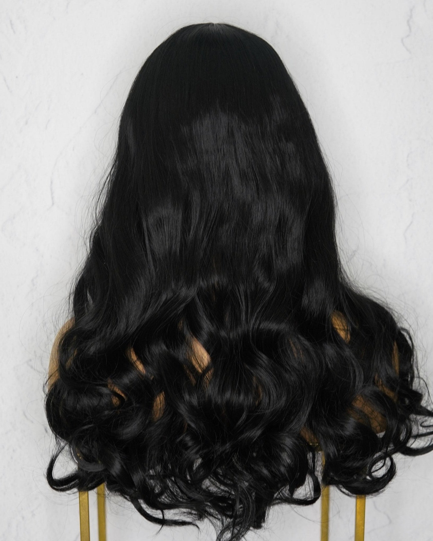 LILA Black Lace Front Wig ** SAMPLE - Milk & Honey Wigs