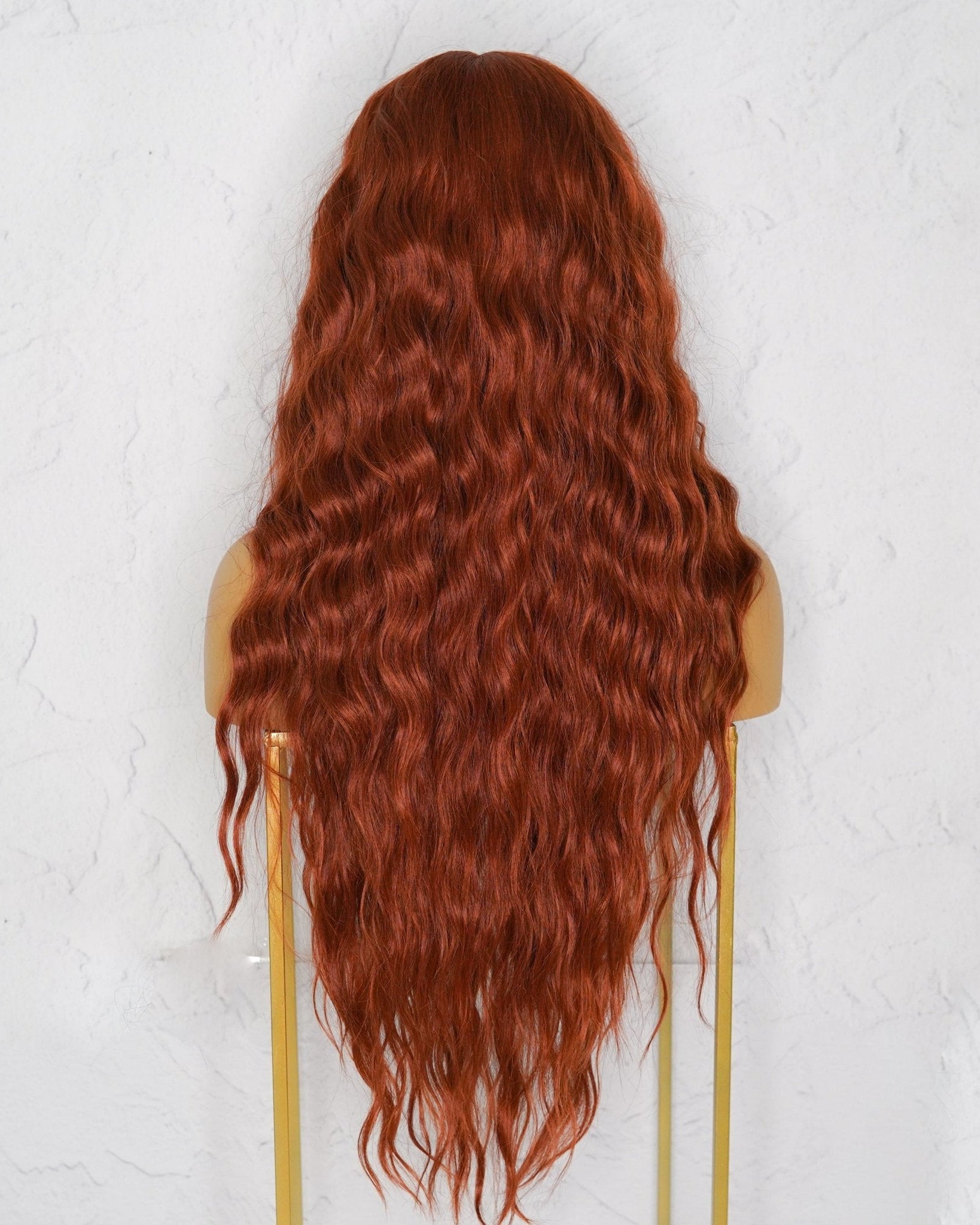 LILY 30" Auburn Lace Front Wig - Milk & Honey Wigs
