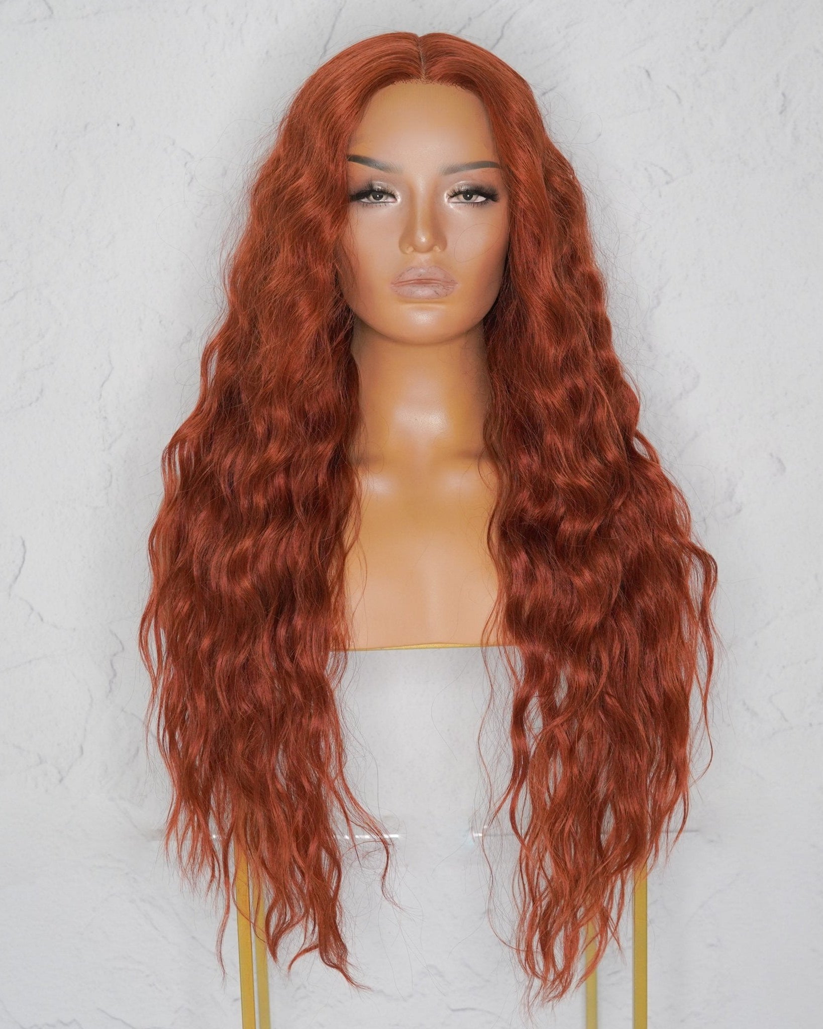 LILY 30" Auburn Lace Front Wig - Milk & Honey Wigs