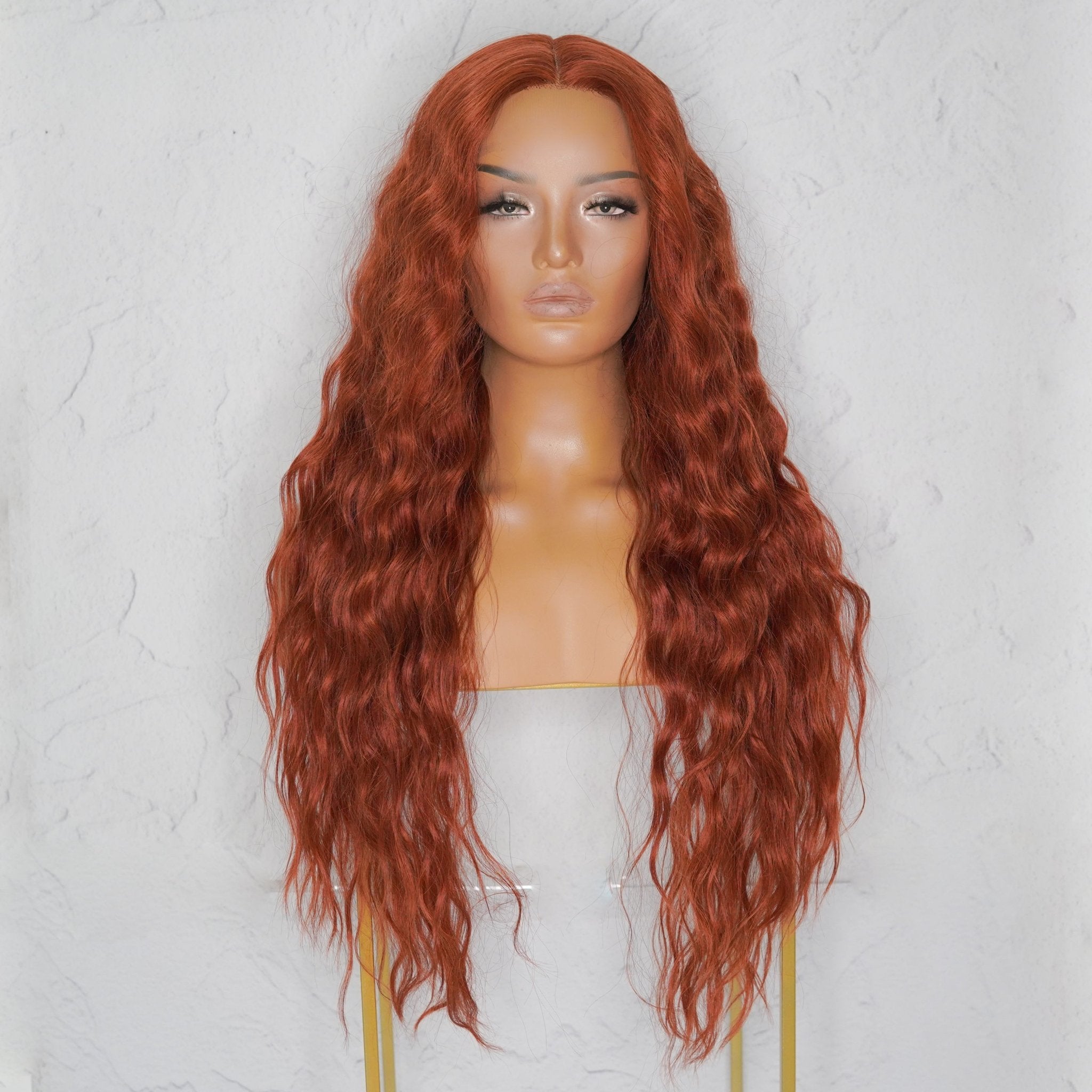 LILY 30" Auburn Lace Front Wig - Milk & Honey Wigs