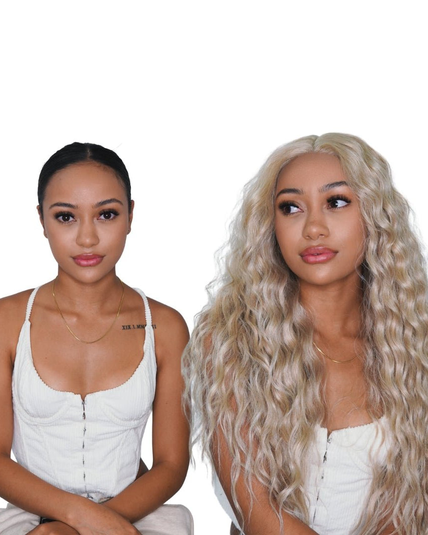 LILY 30" Beach Blonde Lace Front Wig - Milk & Honey Wigs
