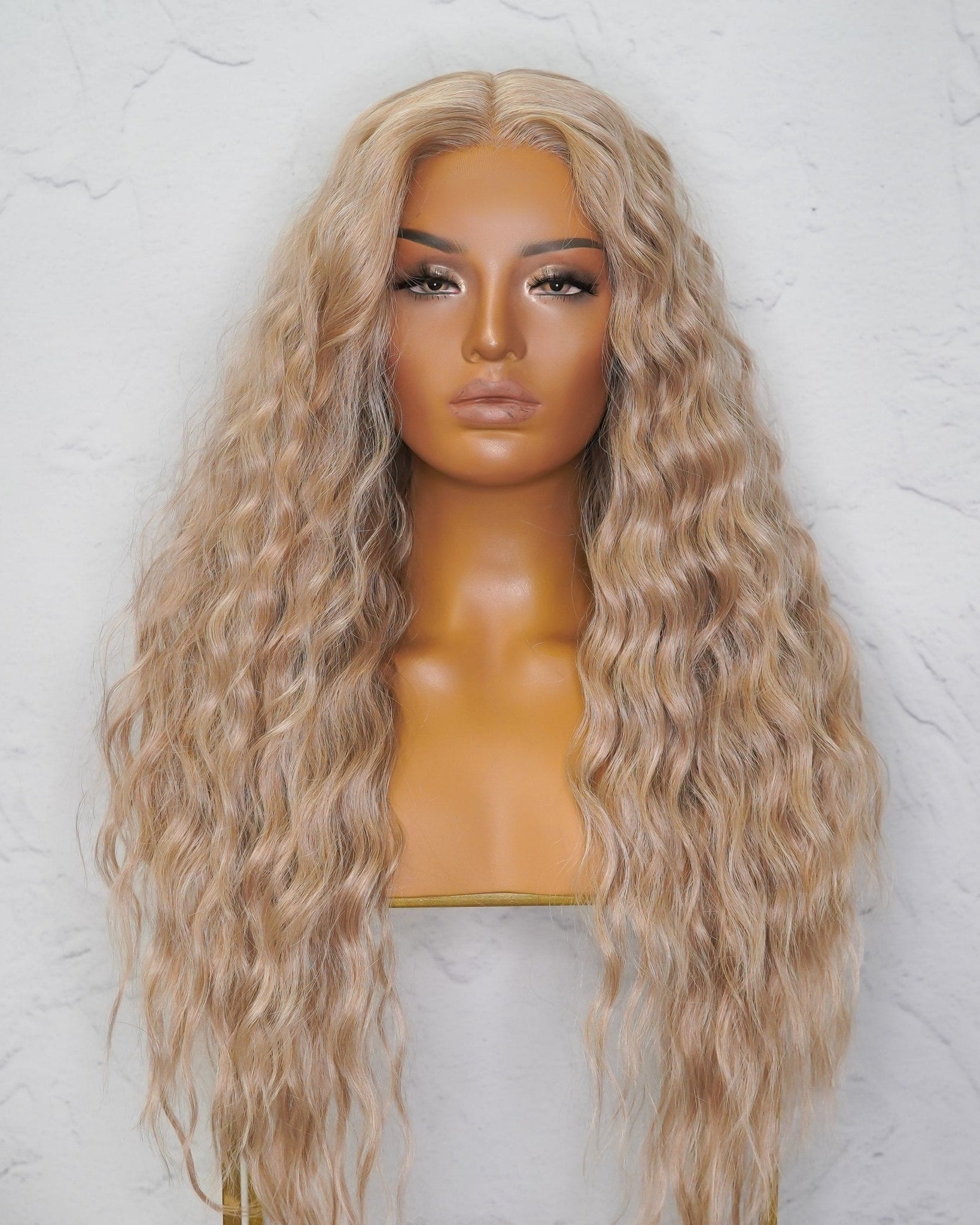 LILY 30" Beach Blonde Lace Front Wig - Milk & Honey Wigs
