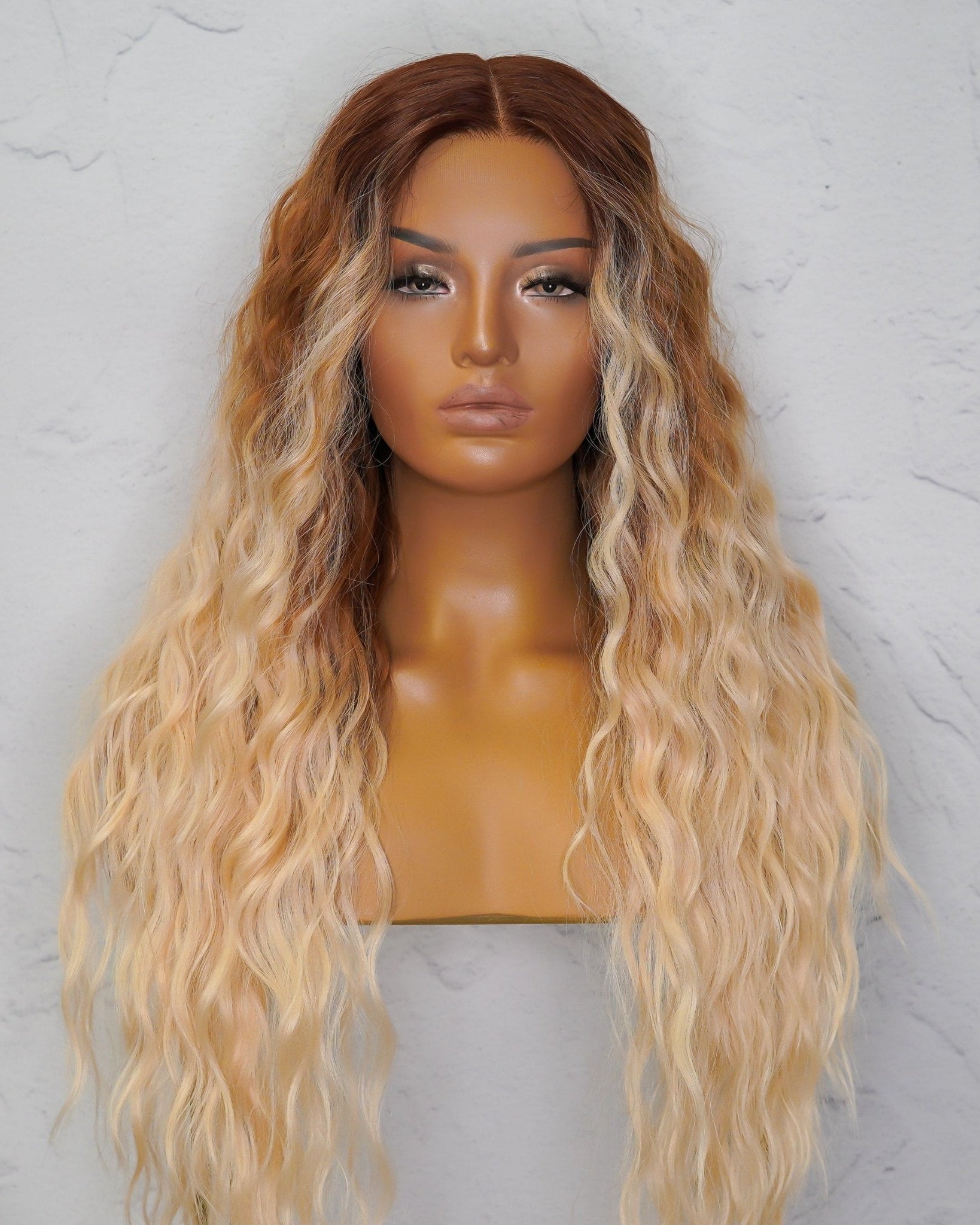 LILY 30" Caramel Lace Front Wig - Milk & Honey Wigs