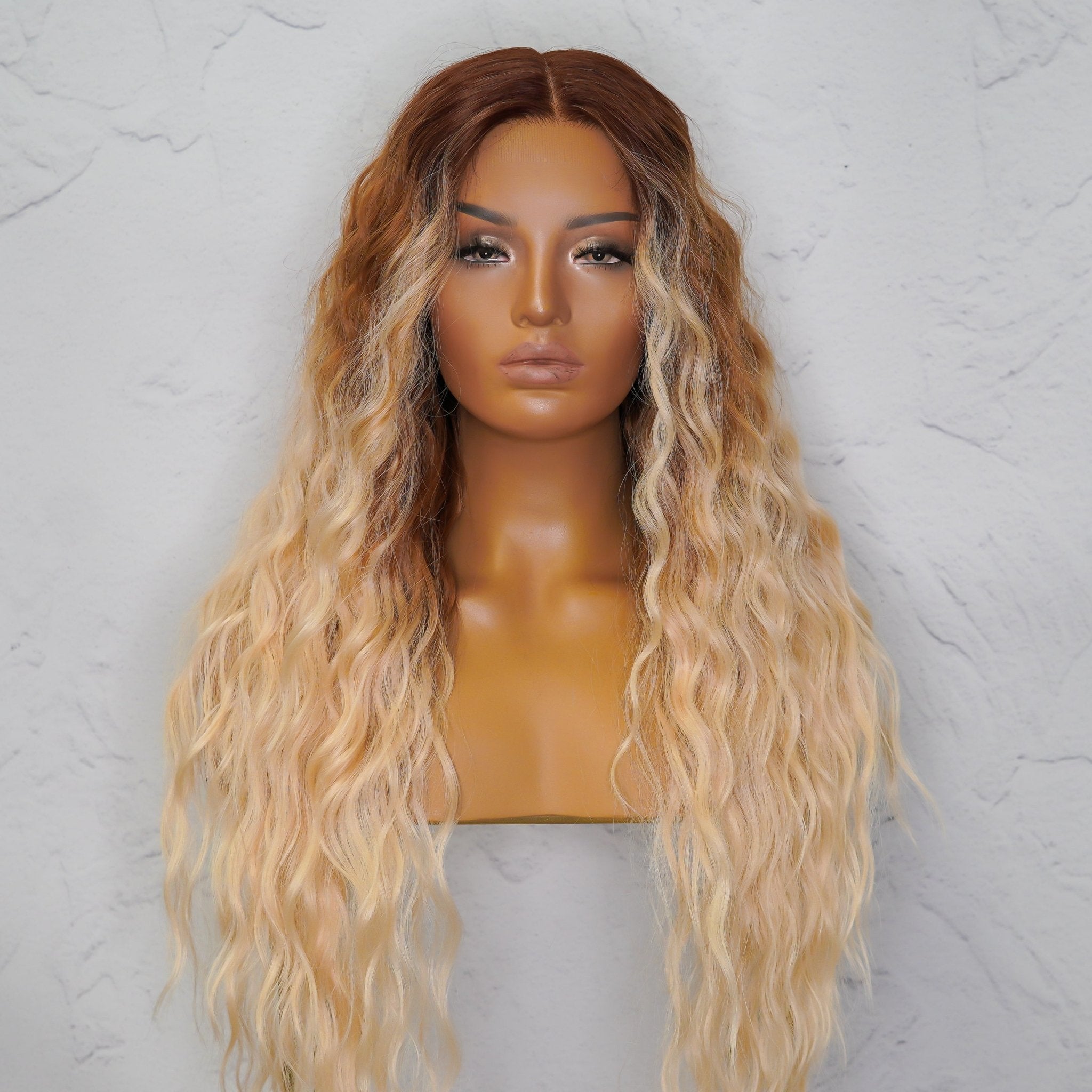LILY 30" Caramel Lace Front Wig - Milk & Honey Wigs