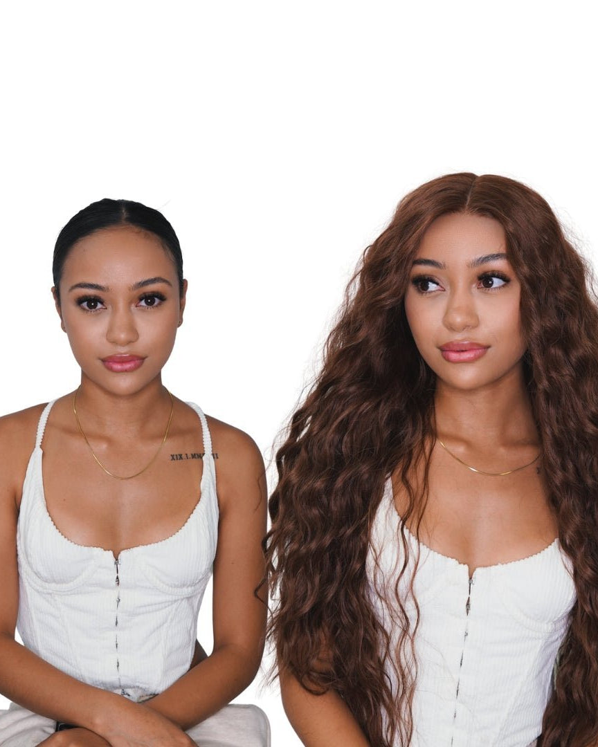 LILY 30" Chocolate Brown Lace Front Wig - Milk & Honey Wigs