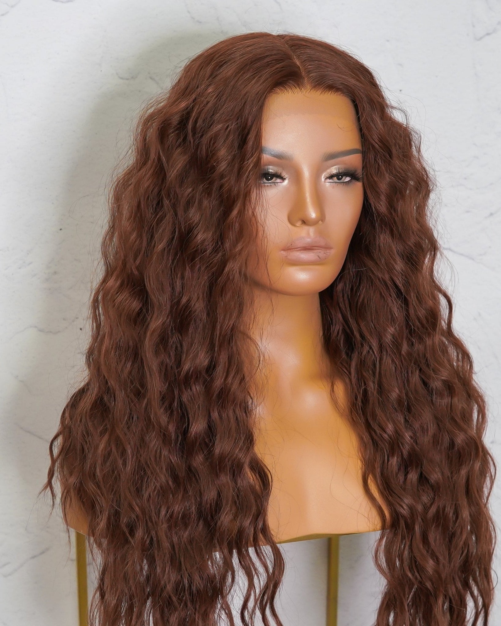 LILY 30" Chocolate Brown Lace Front Wig - Milk & Honey Wigs