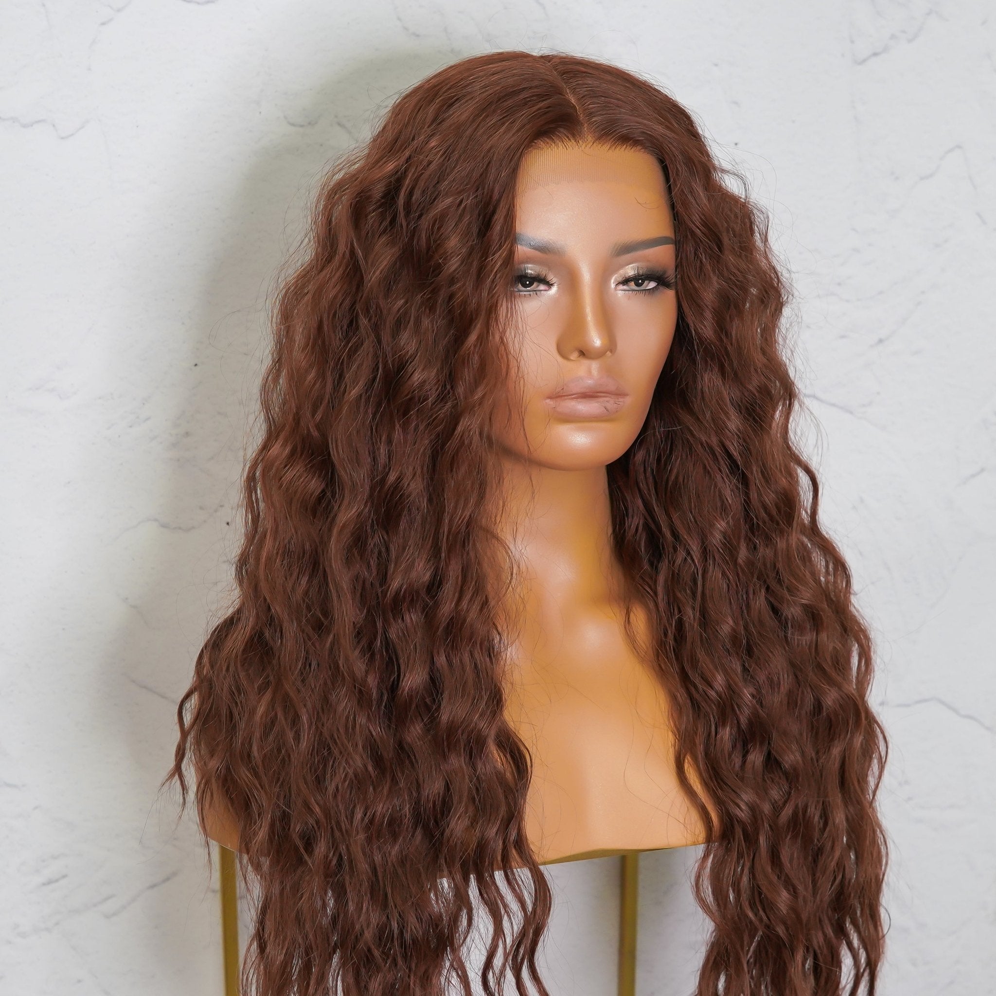 LILY 30" Chocolate Brown Lace Front Wig - Milk & Honey Wigs