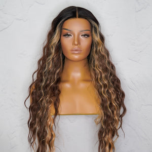 LILY 30" Mocha Lace Front Wig - Milk & Honey