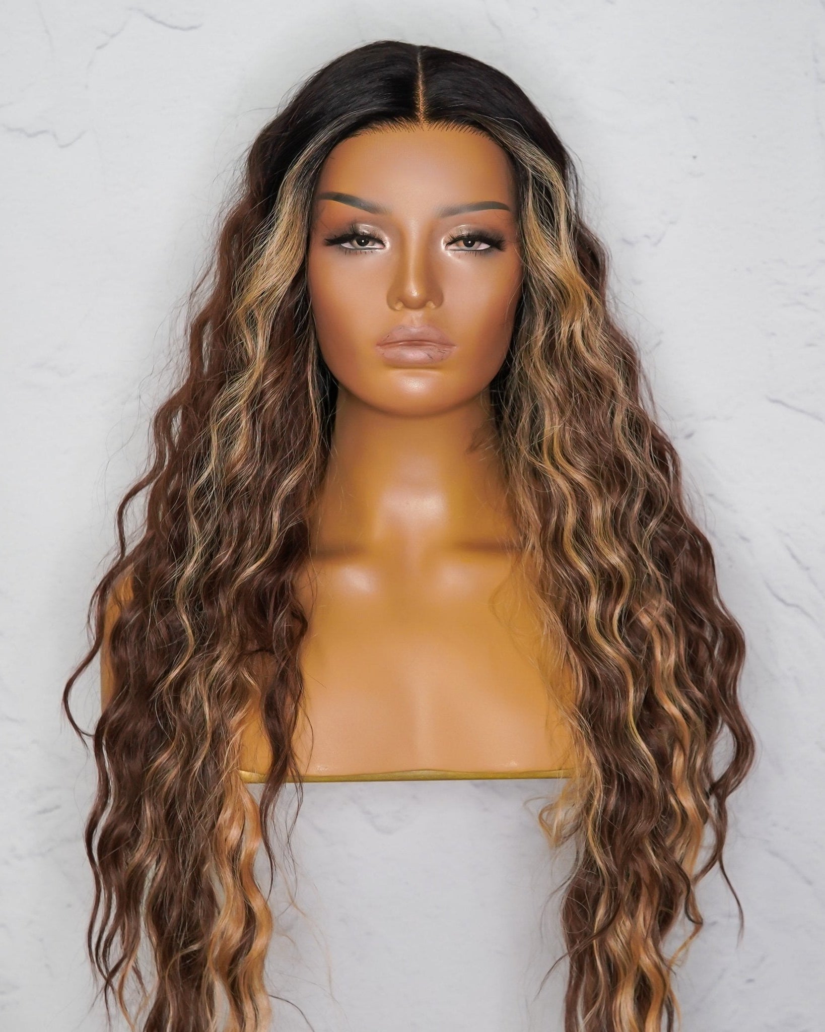 LILY 30" Mocha Lace Front Wig - Milk & Honey Wigs