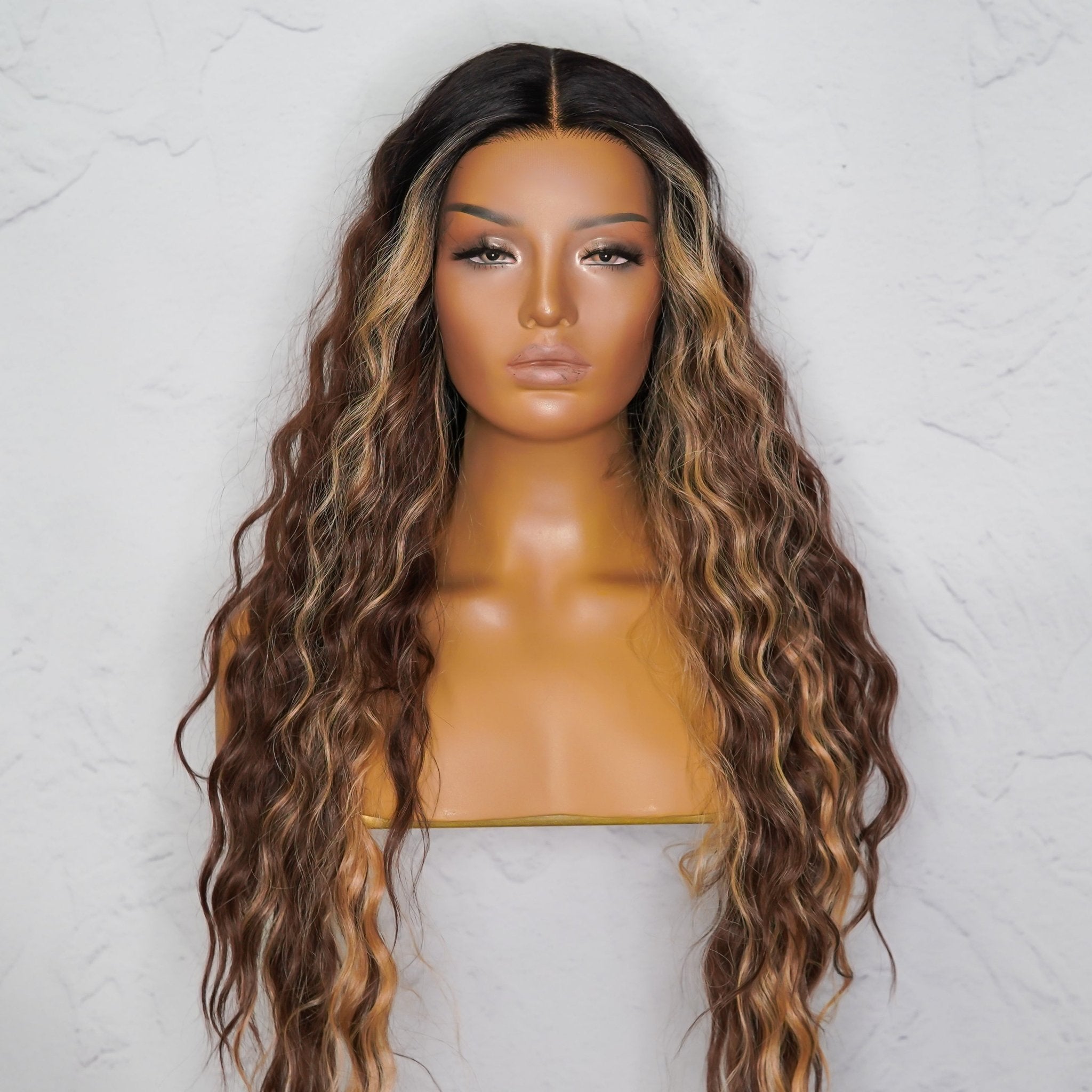 LILY 30" Mocha Lace Front Wig - Milk & Honey Wigs
