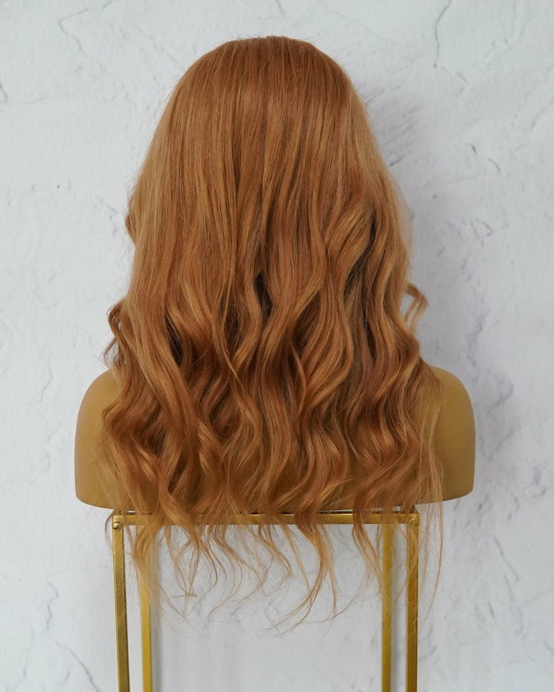 LOUISE Dark Strawberry Blonde Human Hair U Part Wig - Milk & Honey Wigs