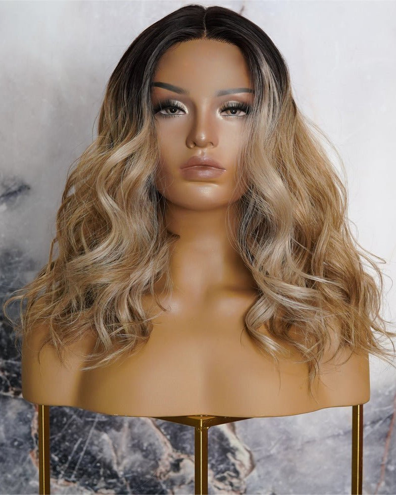 LUCY Caramel 16" Lace Front Wig - Milk & Honey Wigs