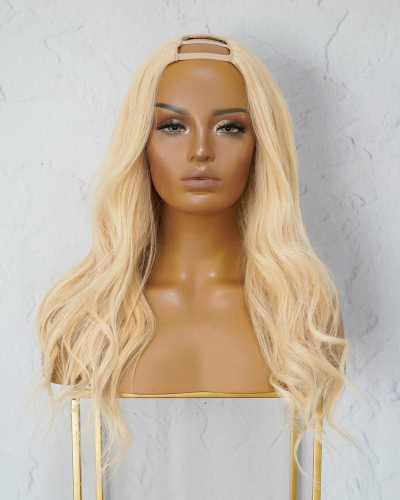 MADISON Blonde Human Hair U Part Wig - Milk & Honey Wigs
