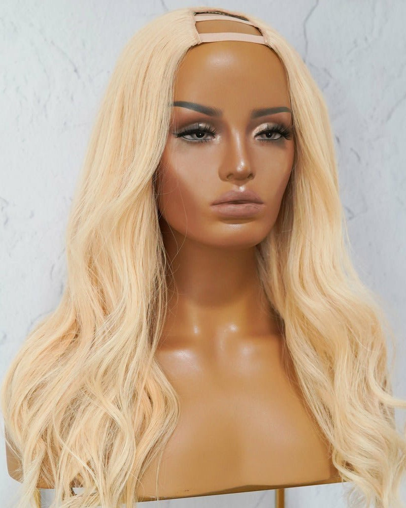 MADISON Blonde Human Hair U Part Wig - Milk & Honey Wigs