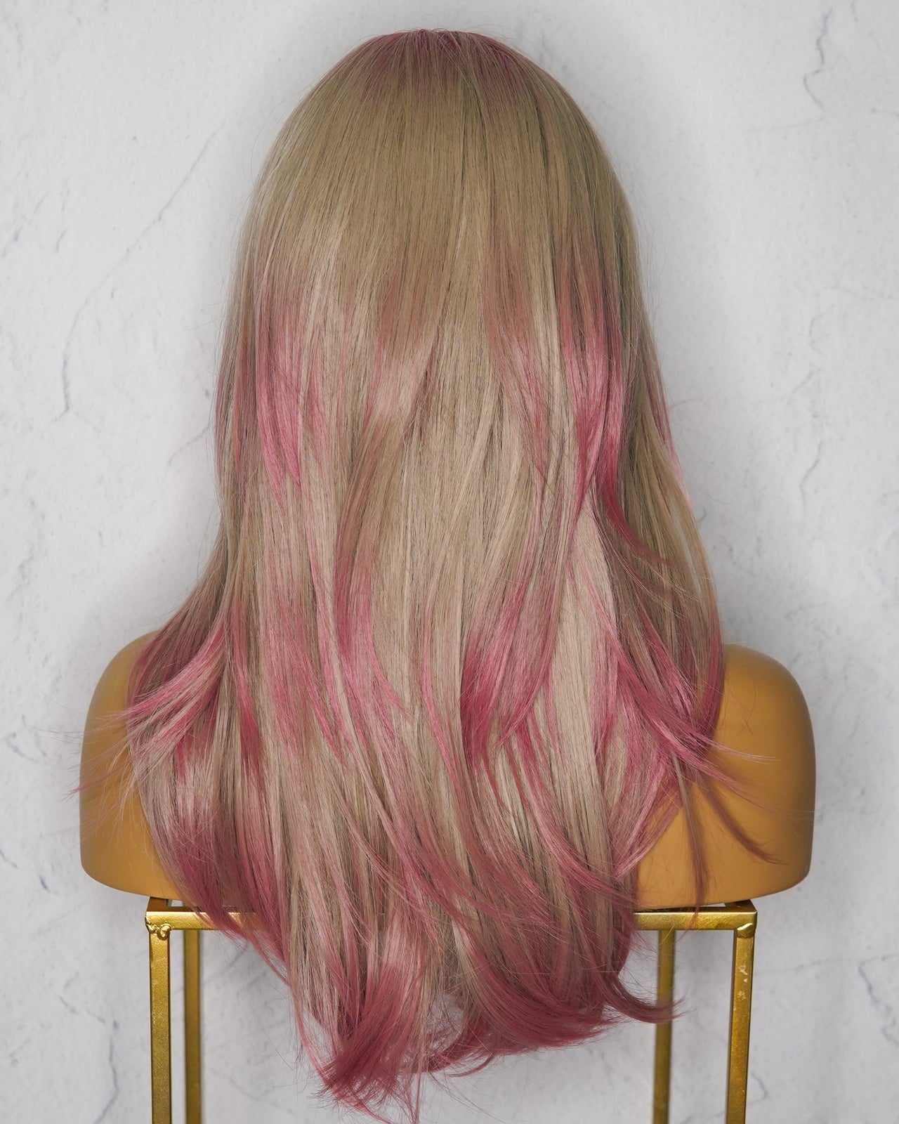 MATILDA Ombre Pink Fringe Wig - Milk & Honey Wigs