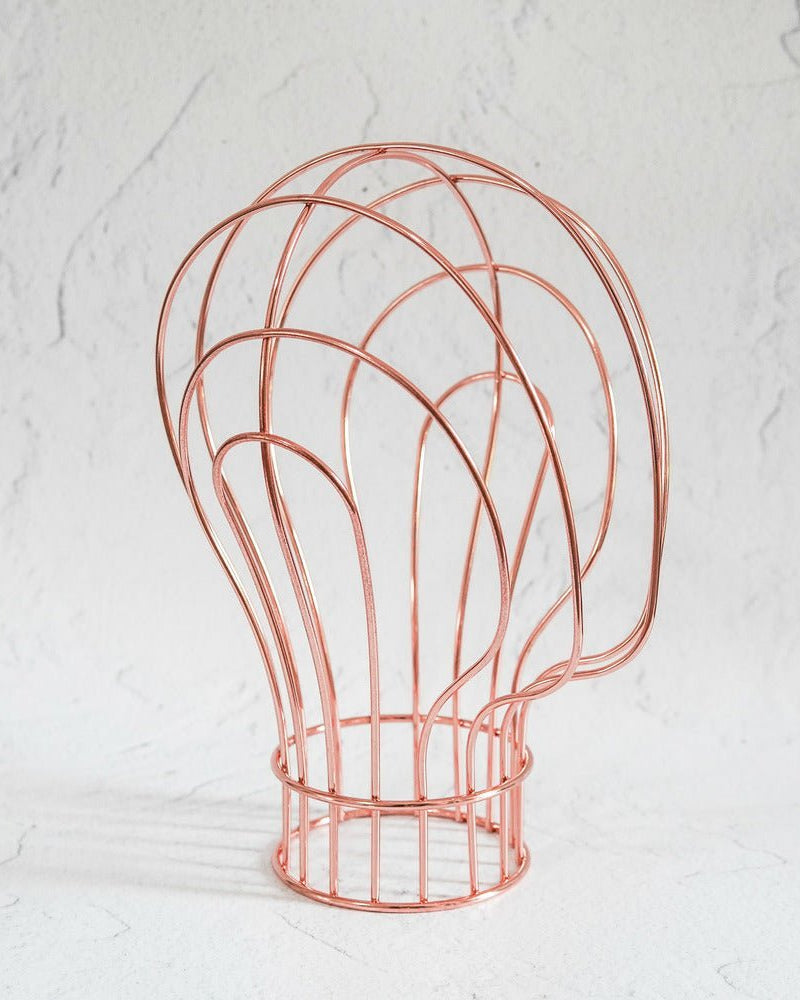 Metal Wig Stand - Rose Gold - Milk & Honey Wigs