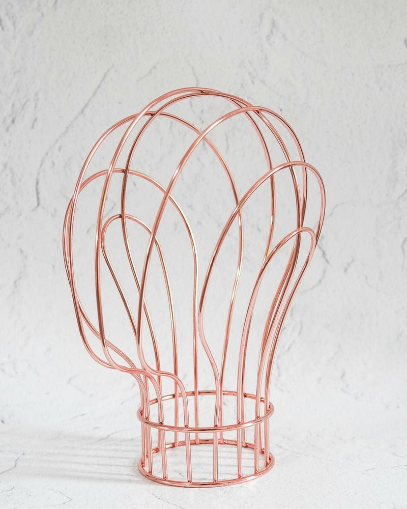 Metal Wig Stand - Rose Gold - Milk & Honey Wigs