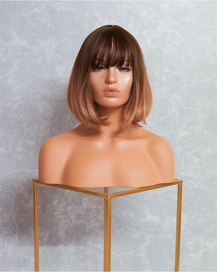 MIAH Ombre Fringe Bob Wig - Milk & Honey Wigs