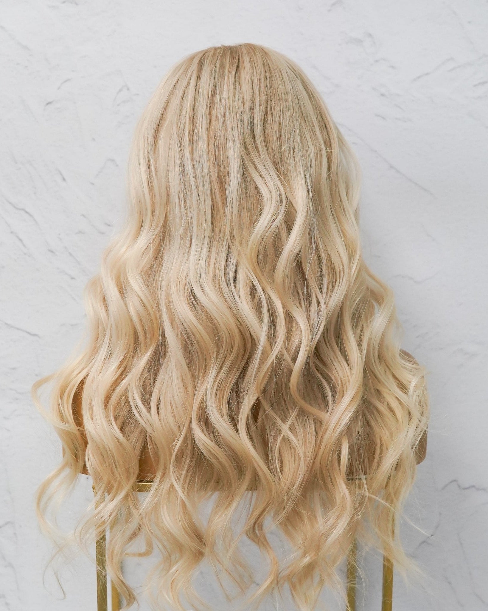 MIAMI Blonde Human Hair Lace Front Wig - Milk & Honey Wigs