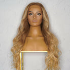 MILAN Dark Blonde Ombre Human Hair Lace Front Wig - Milk & Honey Wigs