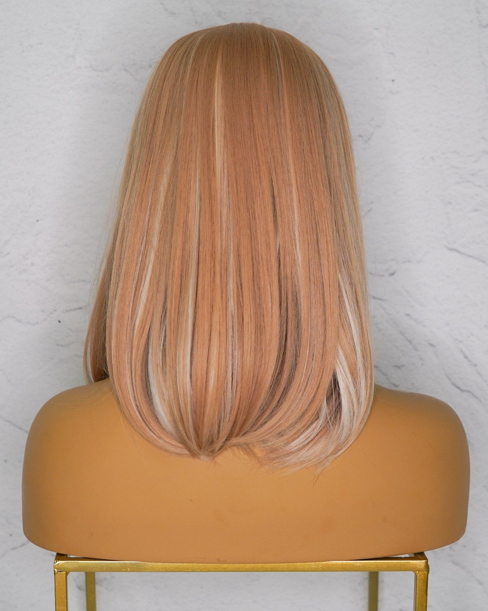 MIMI Strawberry Blonde Fringe Wig - Milk & Honey Wigs