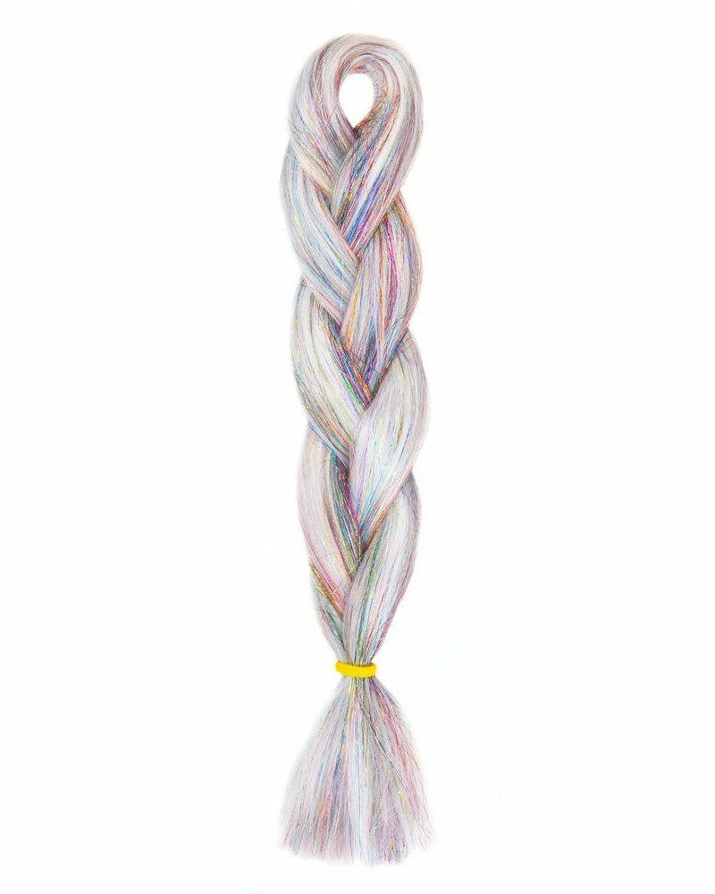 MIXED GLITTER BRAID HAIR 24" - Milk & Honey Wigs