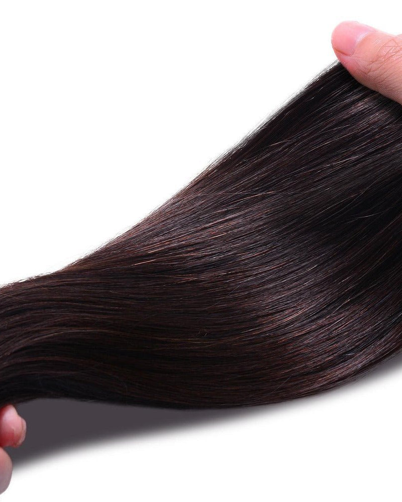 MOCHA (4) Human Hair Clip In - Milk & Honey Wigs