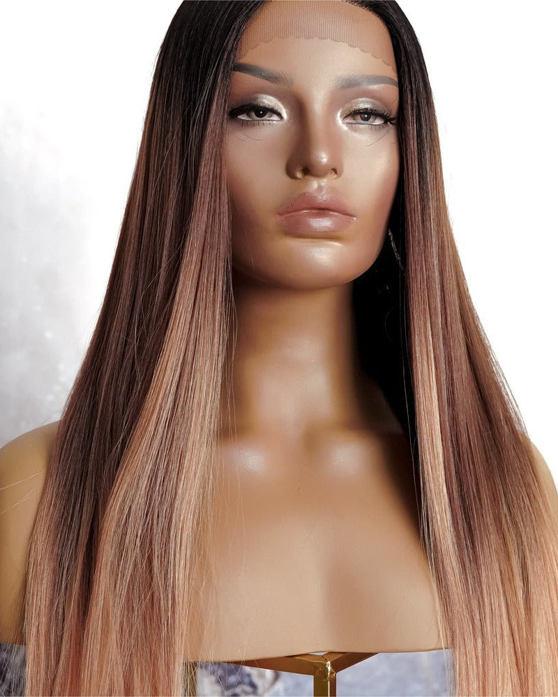 MOLLY Ombre 24" Lace Front Wig - Milk & Honey Wigs