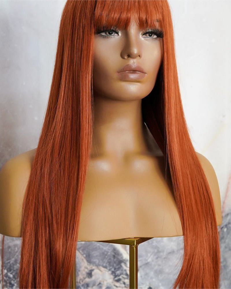 MONTANA AUBURN Fringe Wig - Milk & Honey Wigs