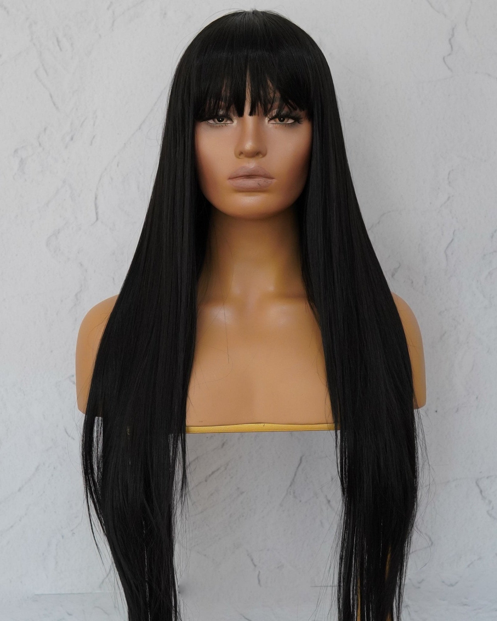 MONTANA Black Fringe Wig - Milk & Honey Wigs