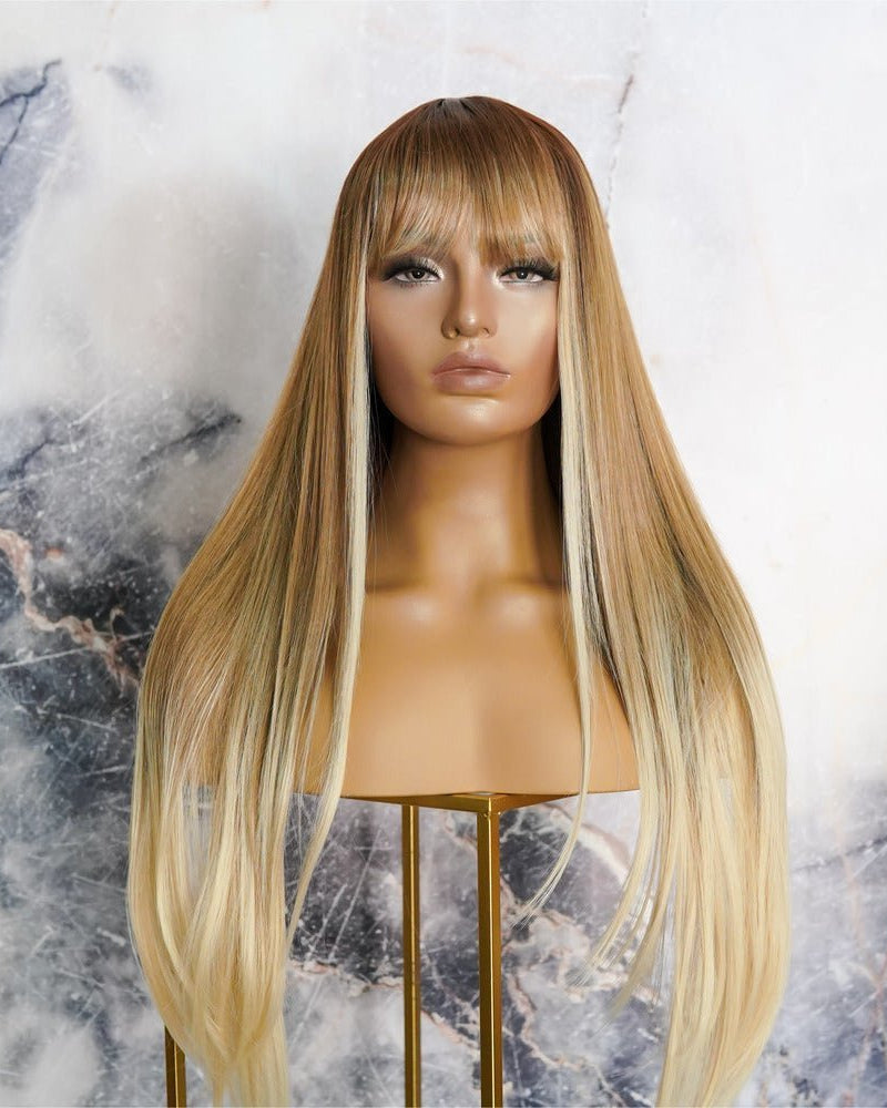 MONTANA CARAMEL Fringe Wig - Milk & Honey Wigs