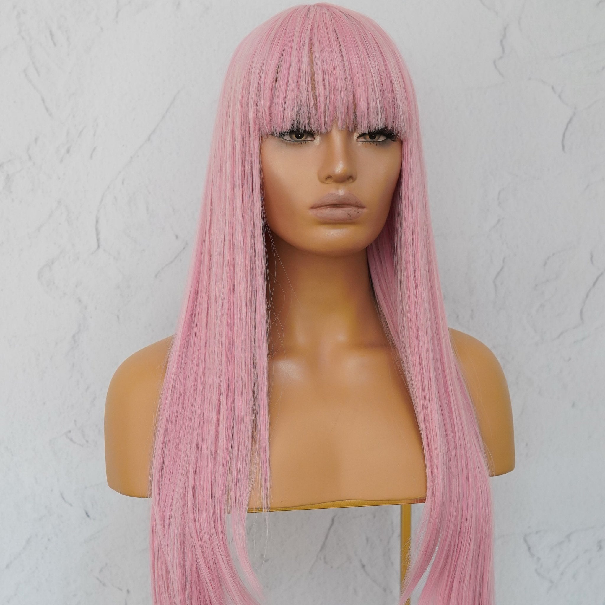 MONTANA Pink Fringe Wig - Milk & Honey Wigs