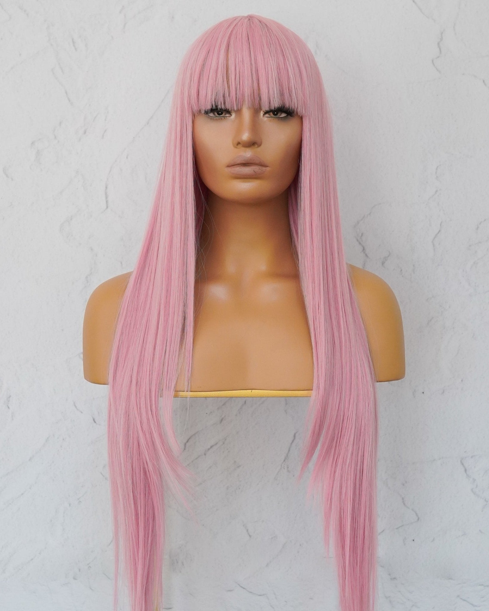 MONTANA Pink Fringe Wig - Milk & Honey Wigs
