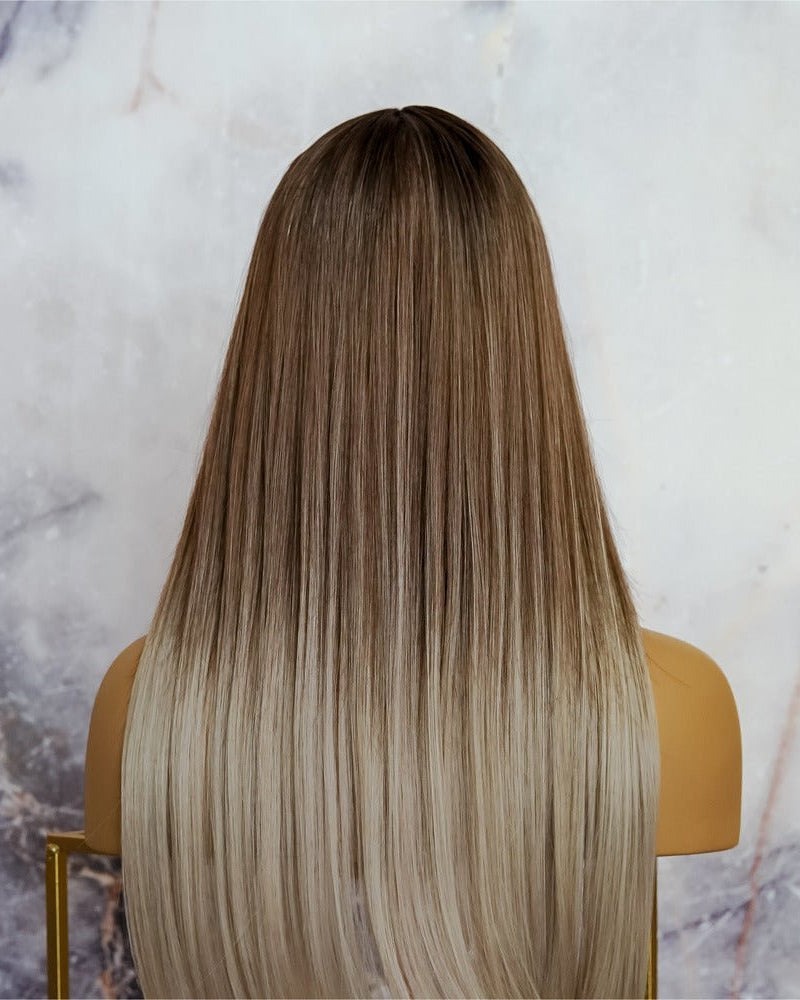 MOROCCO Brown Ombre Fringe Wig - Milk & Honey Wigs