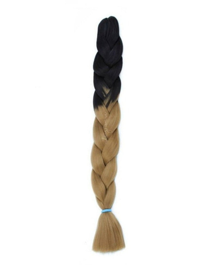 NATURAL BROWN TWO TONE OMBRÉ 32" - Milk & Honey Wigs