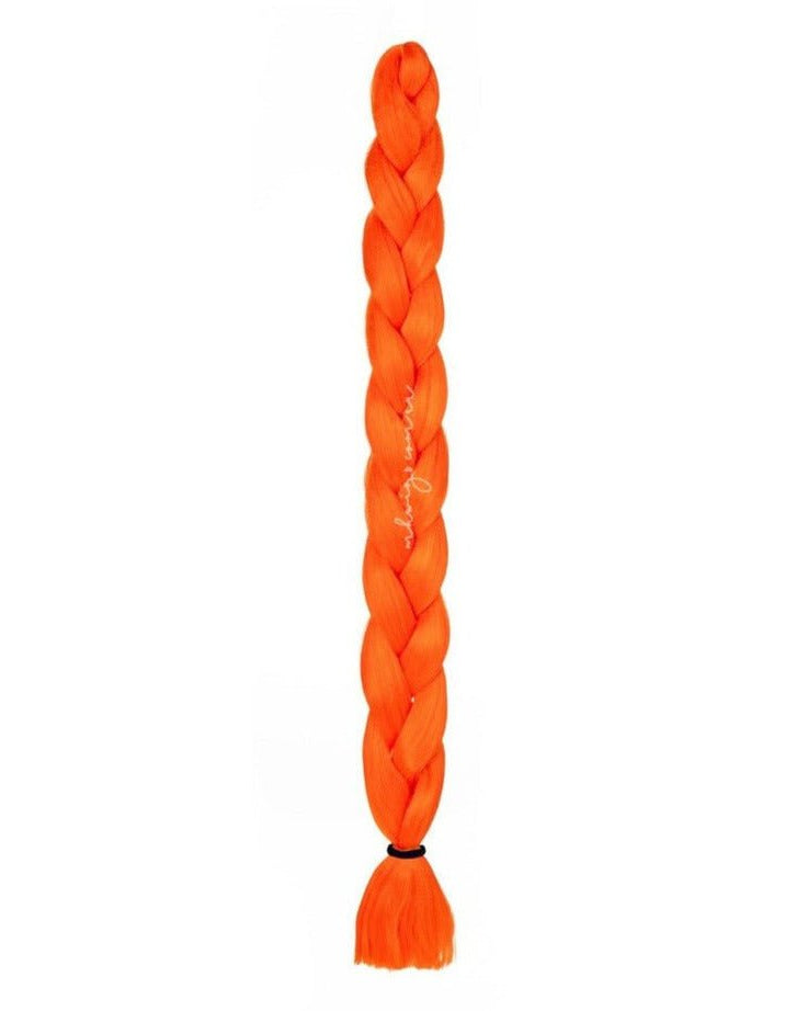 NEON ORANGE 41" - Milk & Honey Wigs